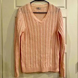 Pink Cableknit Sweater